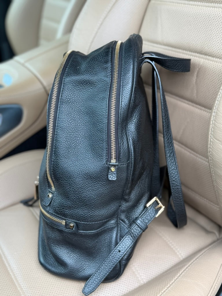 Batoh dámský Michael Kors černý kožený