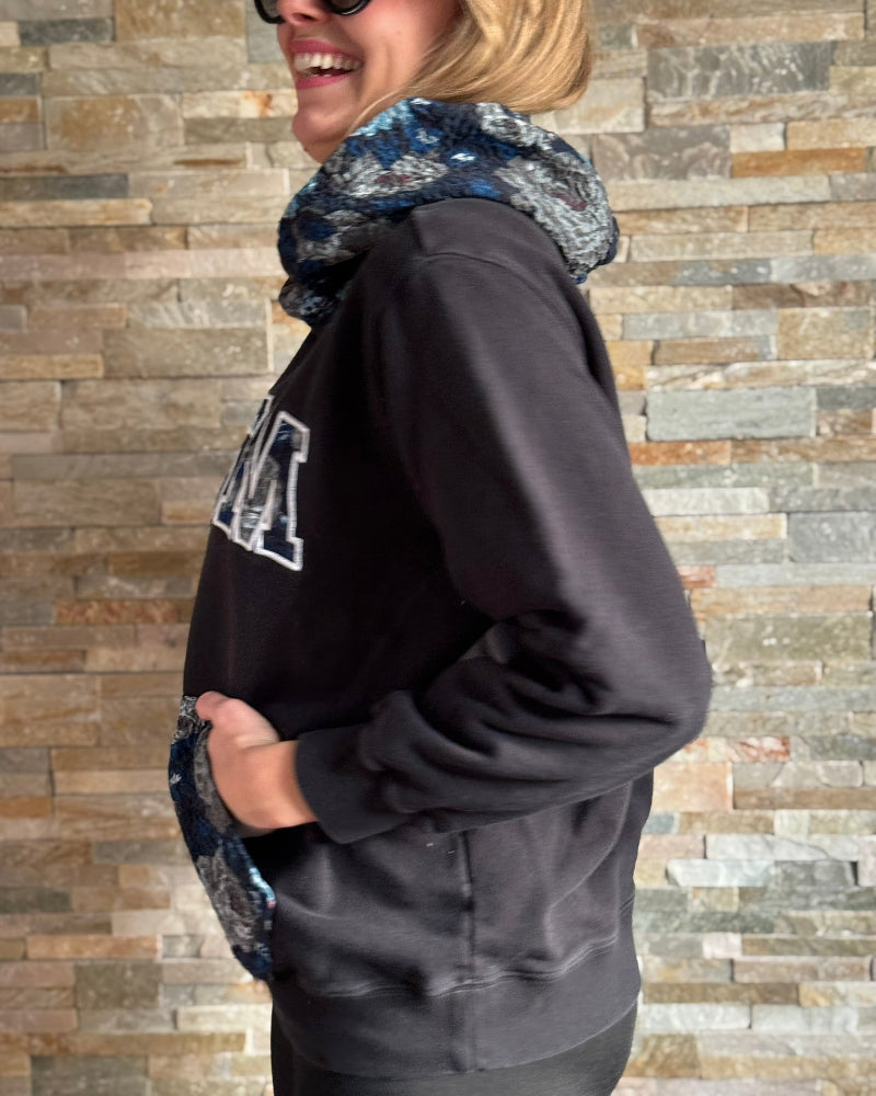 mikina_msgm_hoodie_cerna_kvetiny_XS