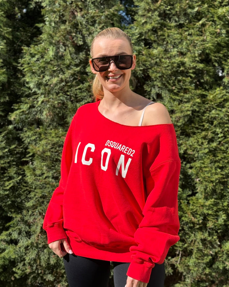 mikina_dsquared2_cervena_damska_XS