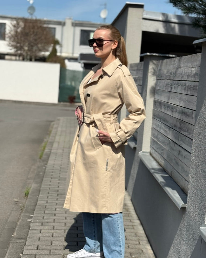 replay_trenchcoat_kremovy_damsky_M
