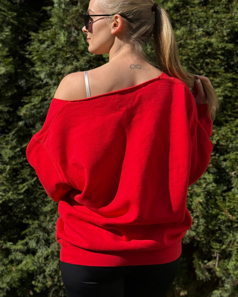 mikina_dsquared2_cervena_damska_XS