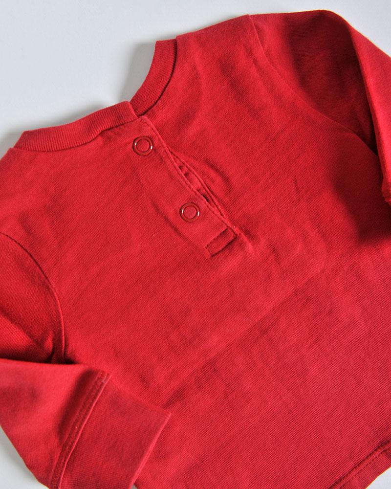 Triko dětské Guess červené s řasením