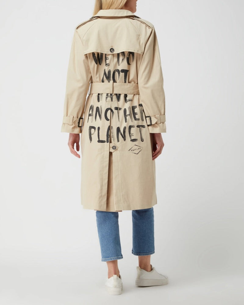 replay_trenchcoat_kremovy_damsky_M