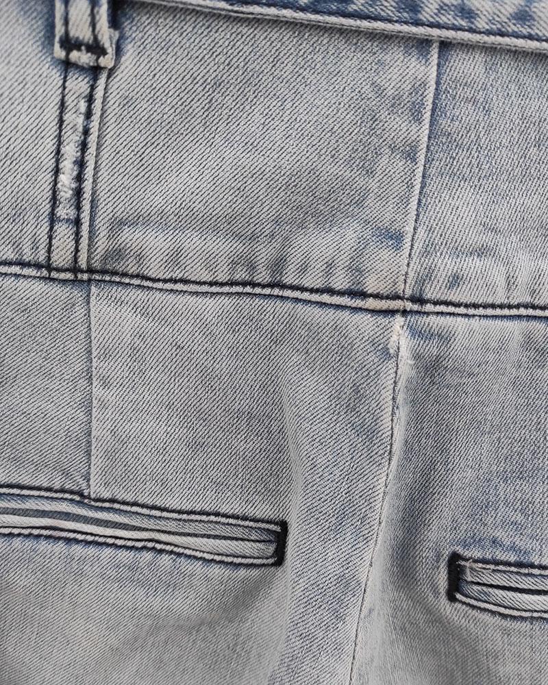 Women's jeans Pinko ARIEL blue with high waist