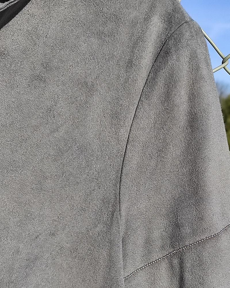 Women's dress Marella SPORT gray suede