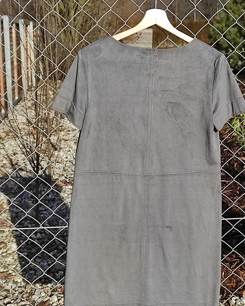 Women's dress Marella SPORT gray suede