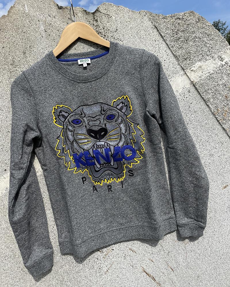 Women's sweatshirt Kenzo Jungle PARIS gray