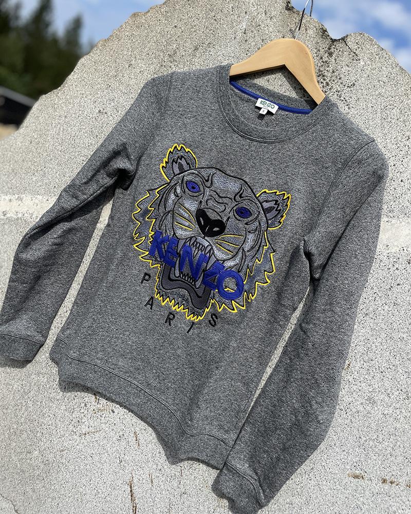 Women's sweatshirt Kenzo Jungle PARIS gray