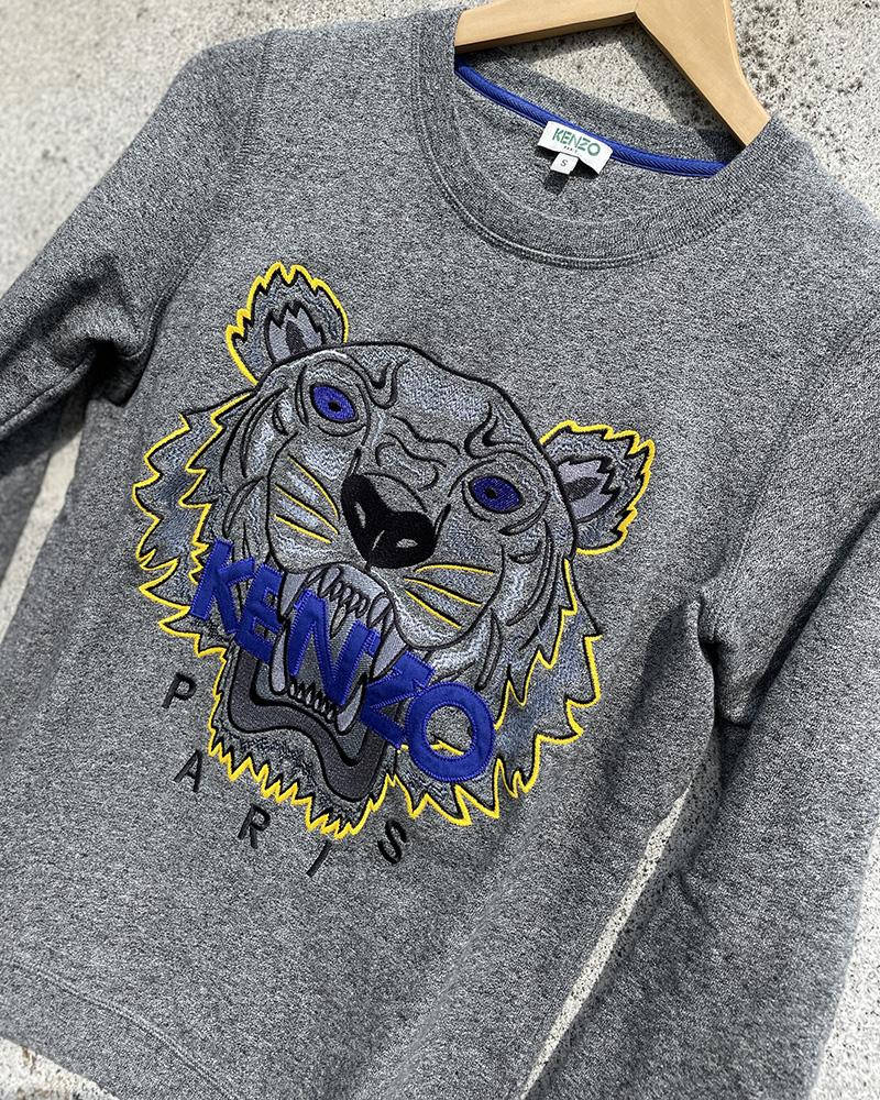 Women's sweatshirt Kenzo Jungle PARIS gray