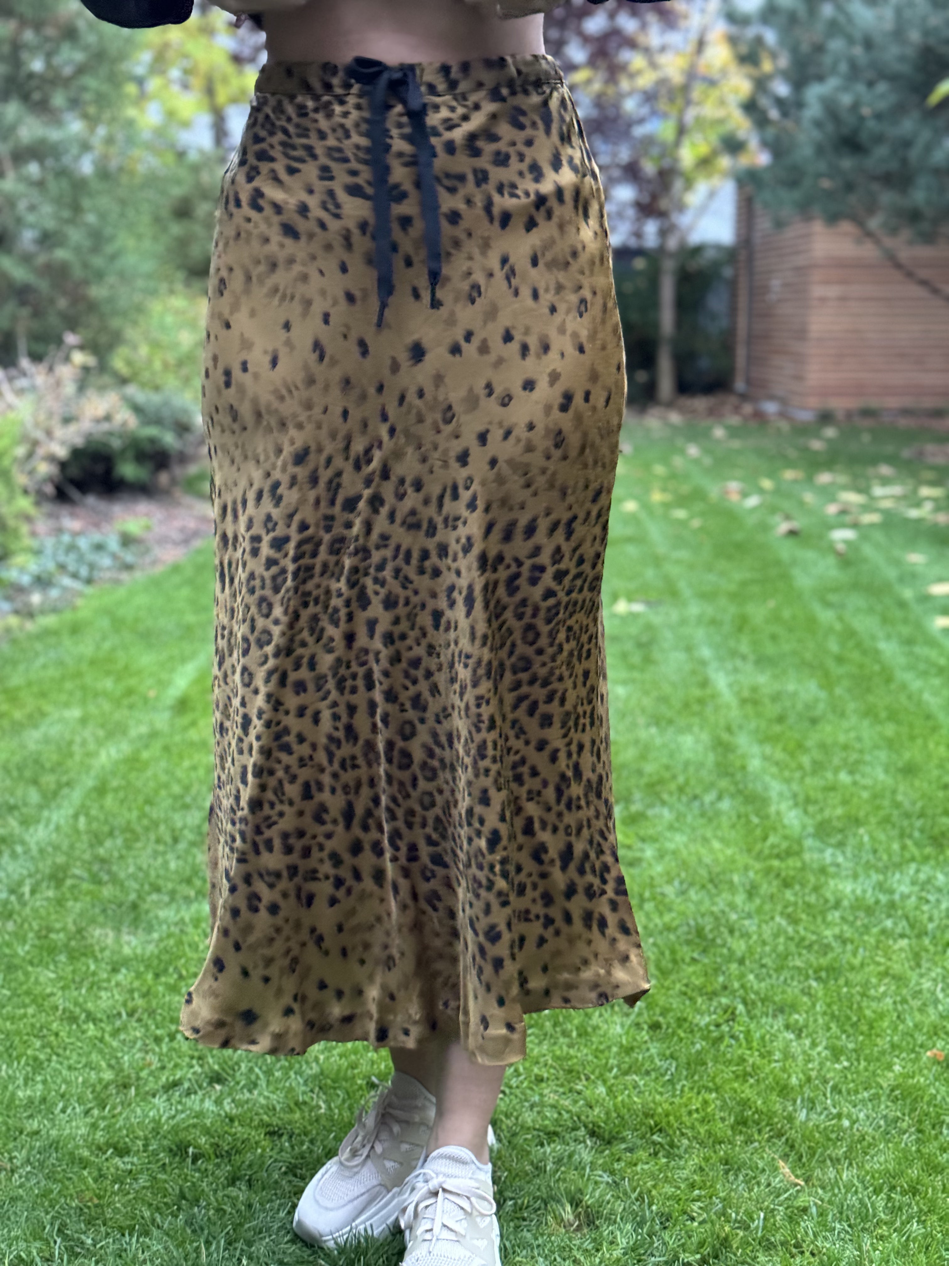 Sukně dámská Replay gepardí žlutočerná