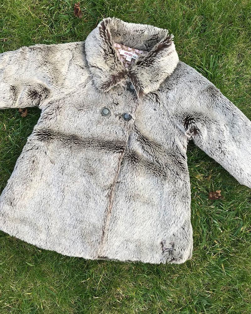 Children's coat Kenzo Kids brown