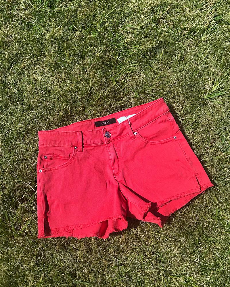 Children's shorts Replay red