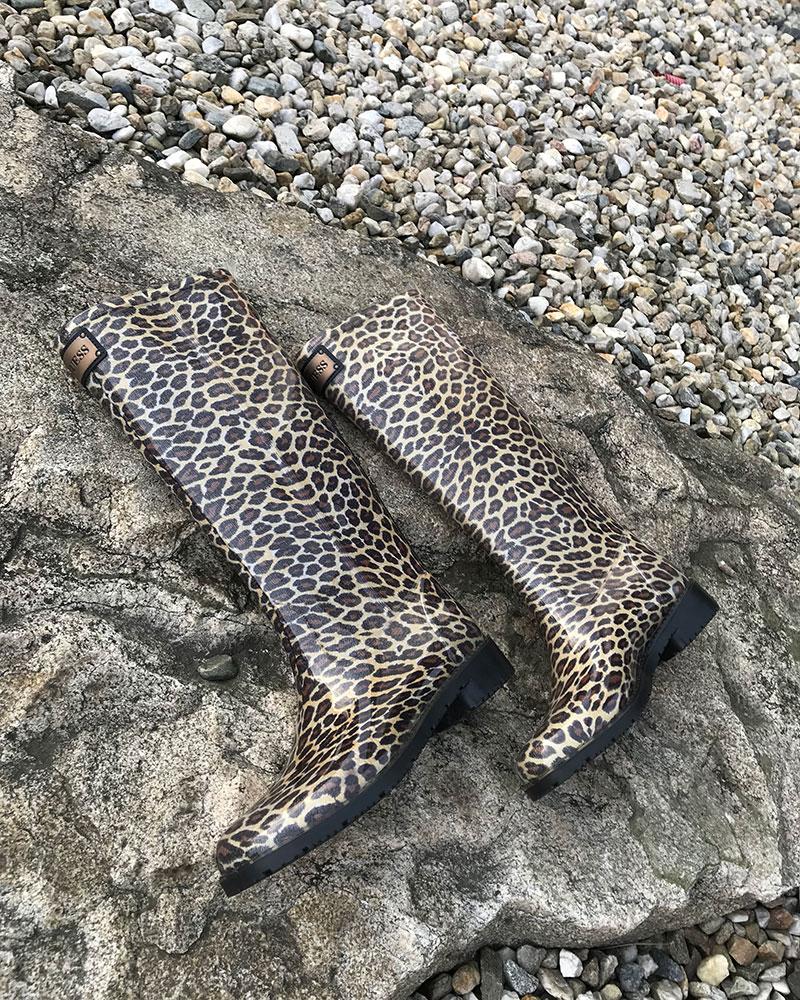 Holínky dámské Guess gepardí