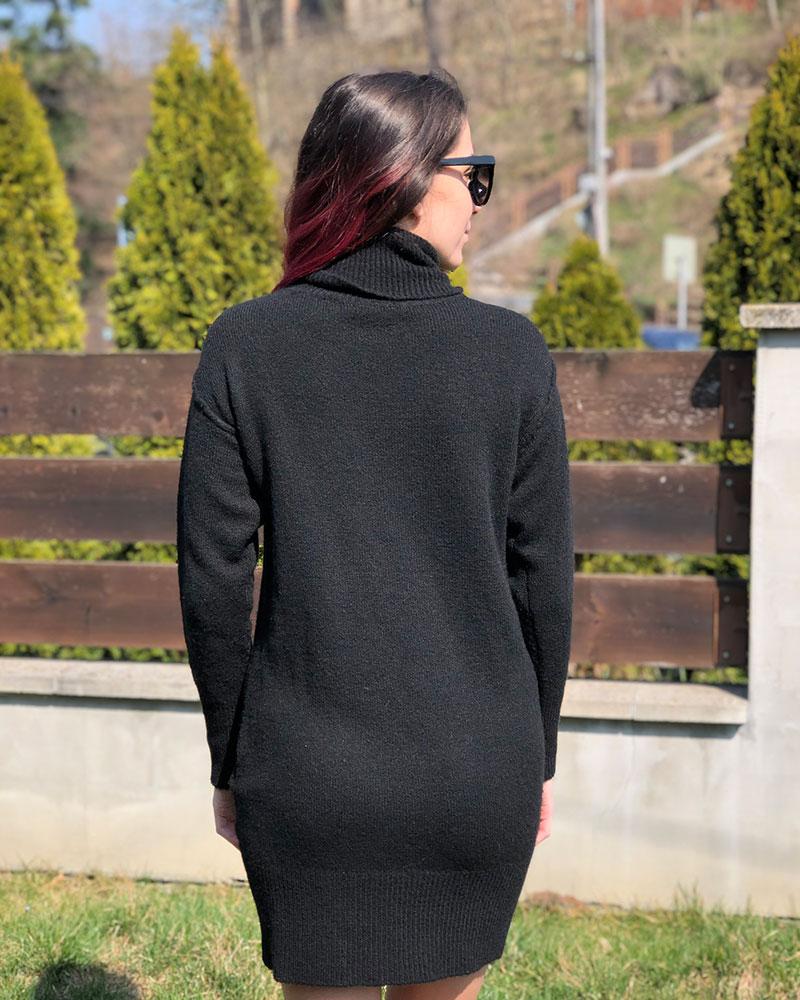 Women's Guess black turtleneck dress