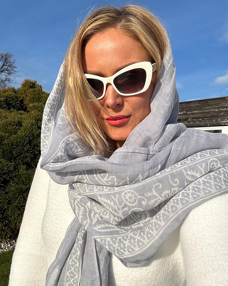 Women's Massimo Dutti linen scarf