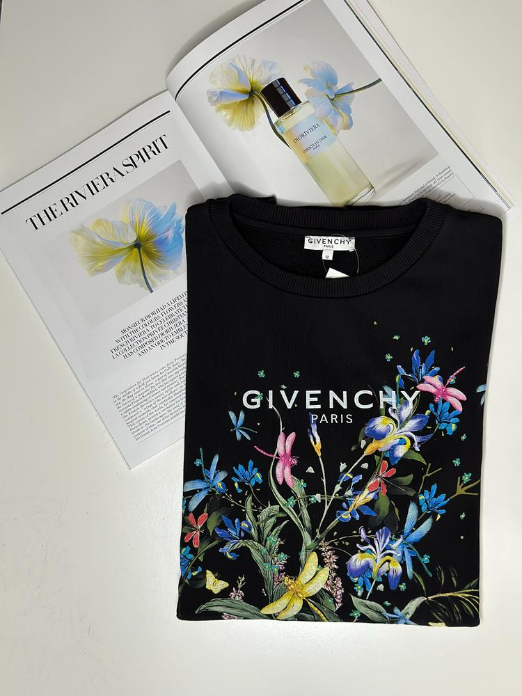 givenchy_mikina_cerna_floral_12let_XS