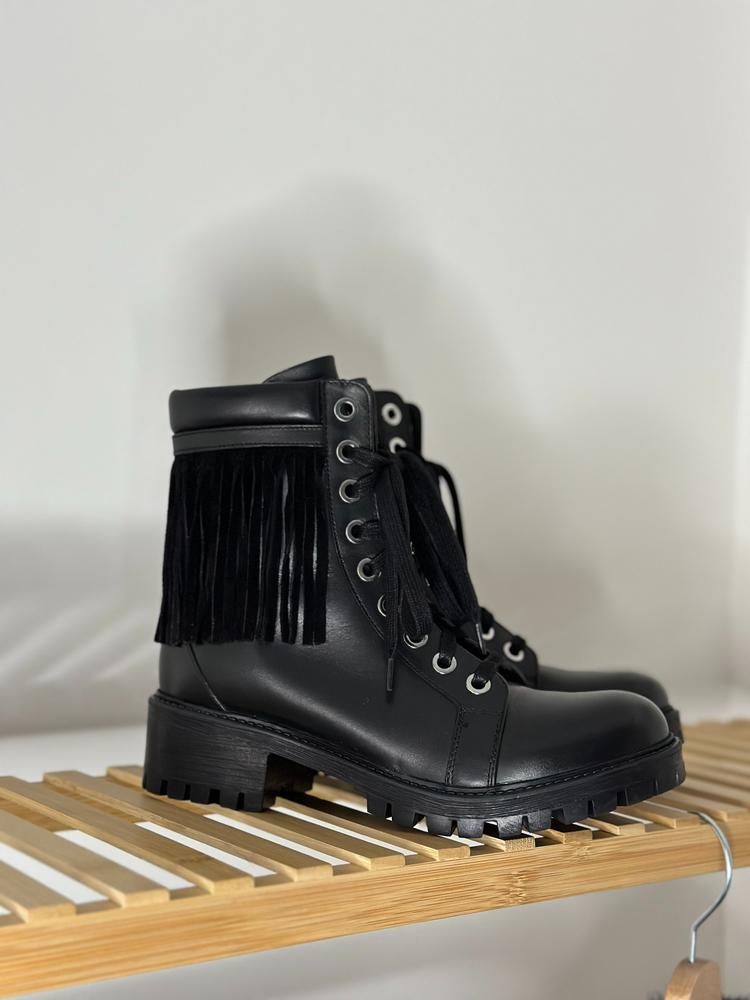 Women's boots Twinset ANFIBIO CON FRANGE