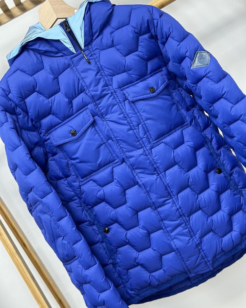 Bunda dětská Replay prošívaná modrá