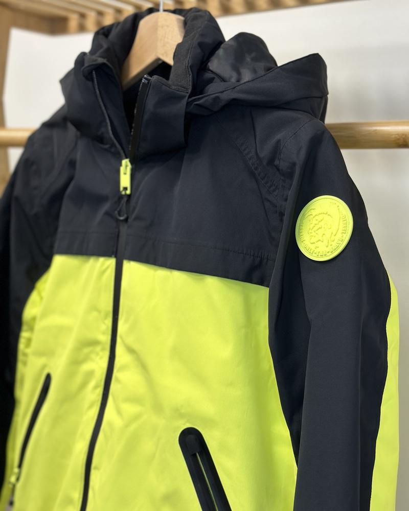 Diesel children's ski set black-reflective yellow