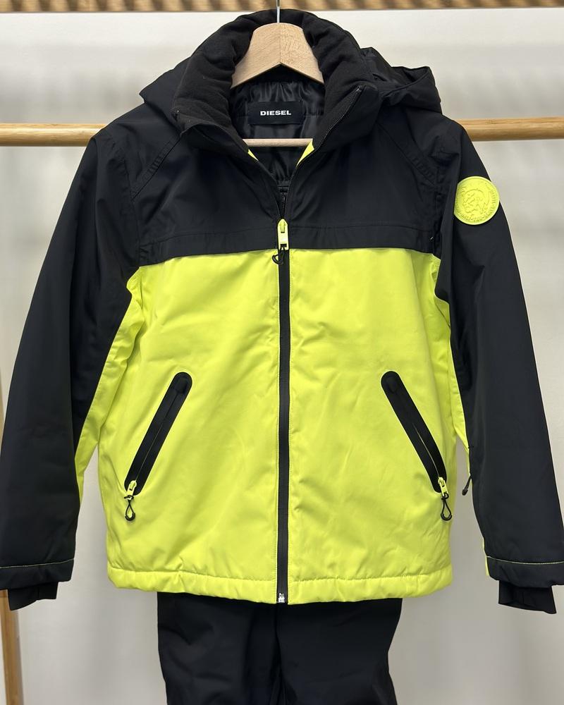 Diesel children's ski set black-reflective yellow