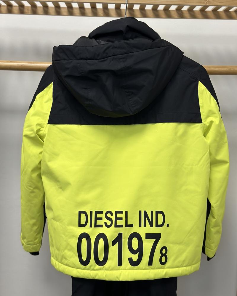Diesel children's ski set black-reflective yellow