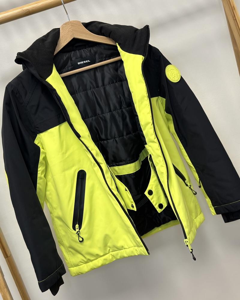Diesel children's ski set black-reflective yellow