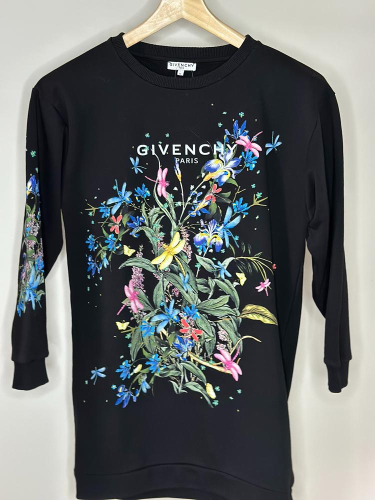 givenchy_mikina_cerna_floral_12let_XS