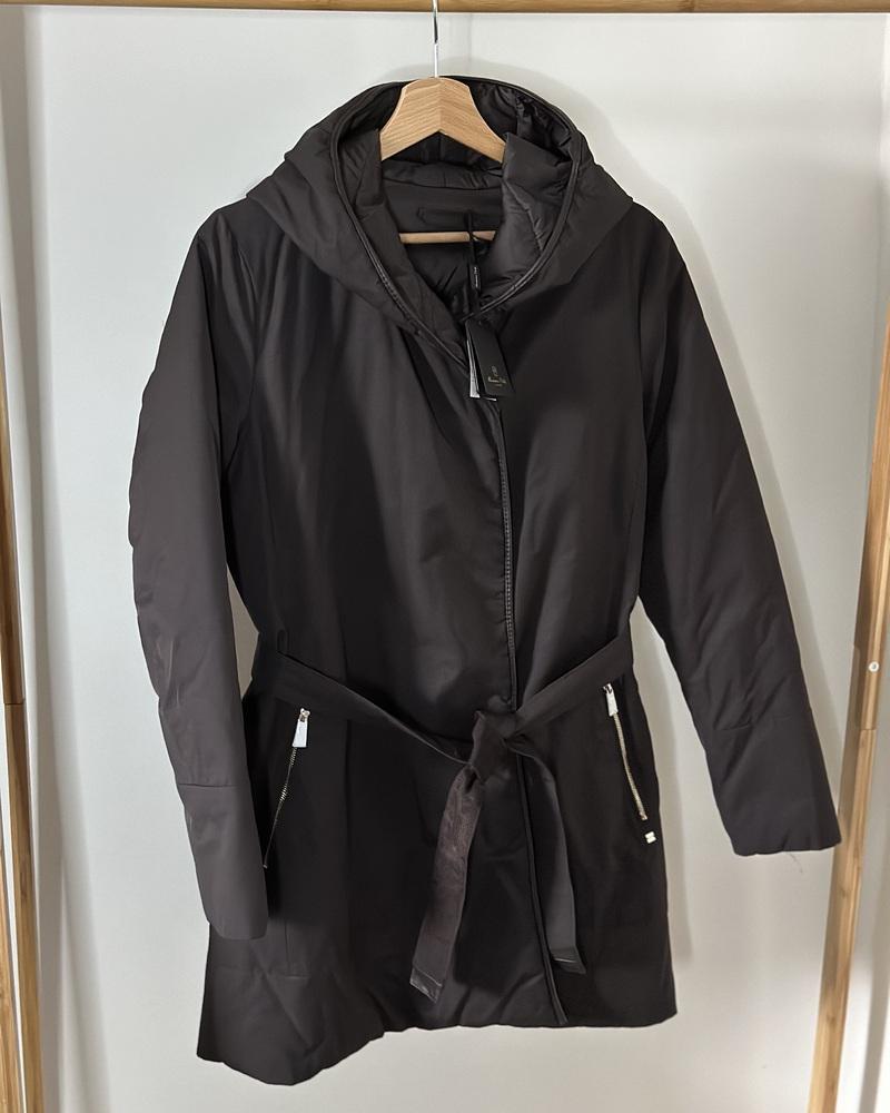 Bunda dámská Massimo Dutti hnědá