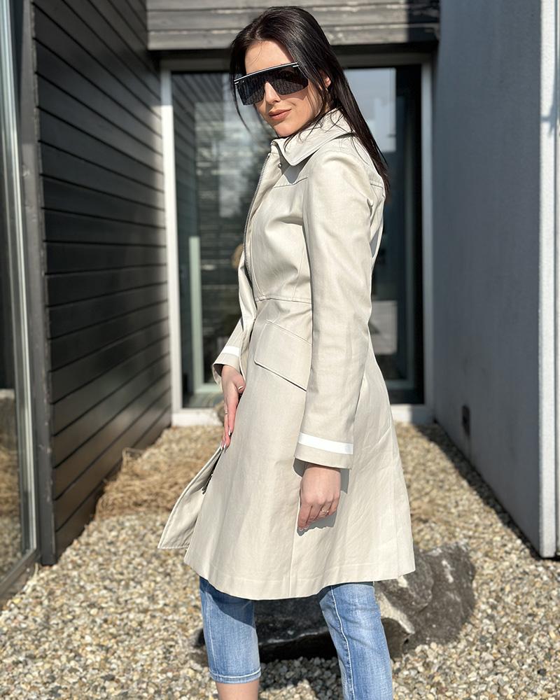 Women's Sportmax cream gray coat