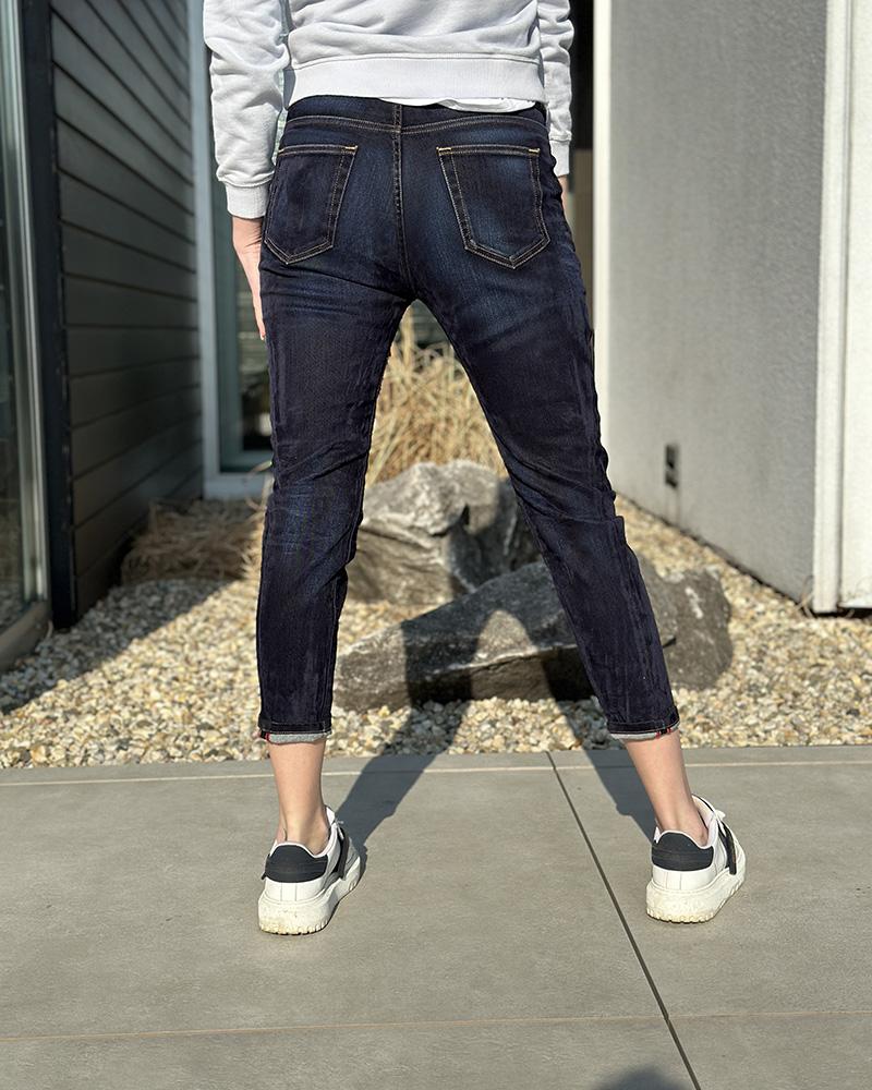 Women's jeans Diesel D-Fayza BOYFRIEND dark blue