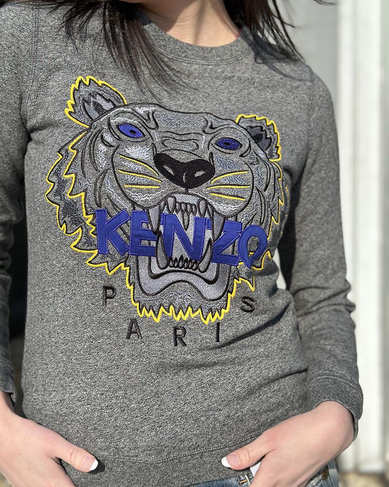 Women's sweatshirt Kenzo Jungle PARIS gray