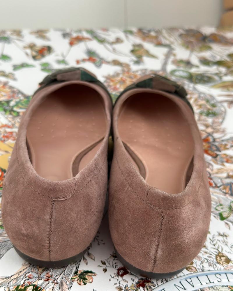 Baleríny dámské Geox tmavě béžové