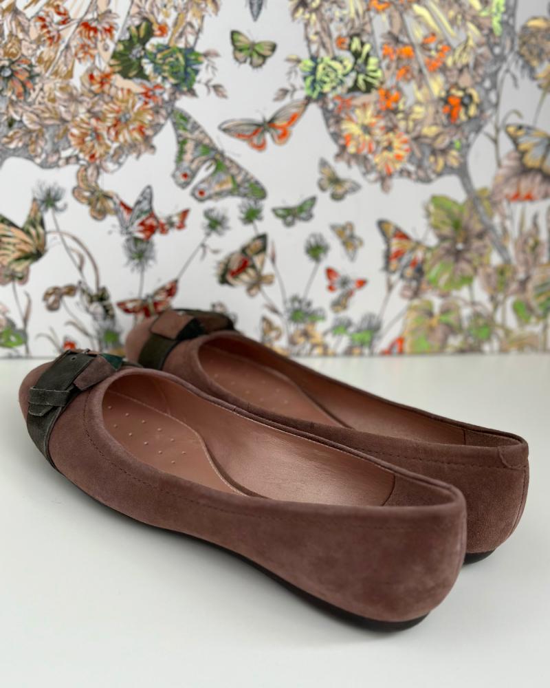 Baleríny dámské Geox tmavě béžové