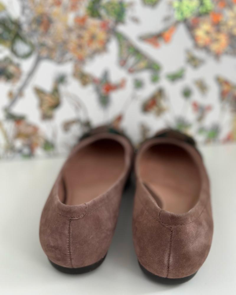 Baleríny dámské Geox tmavě béžové