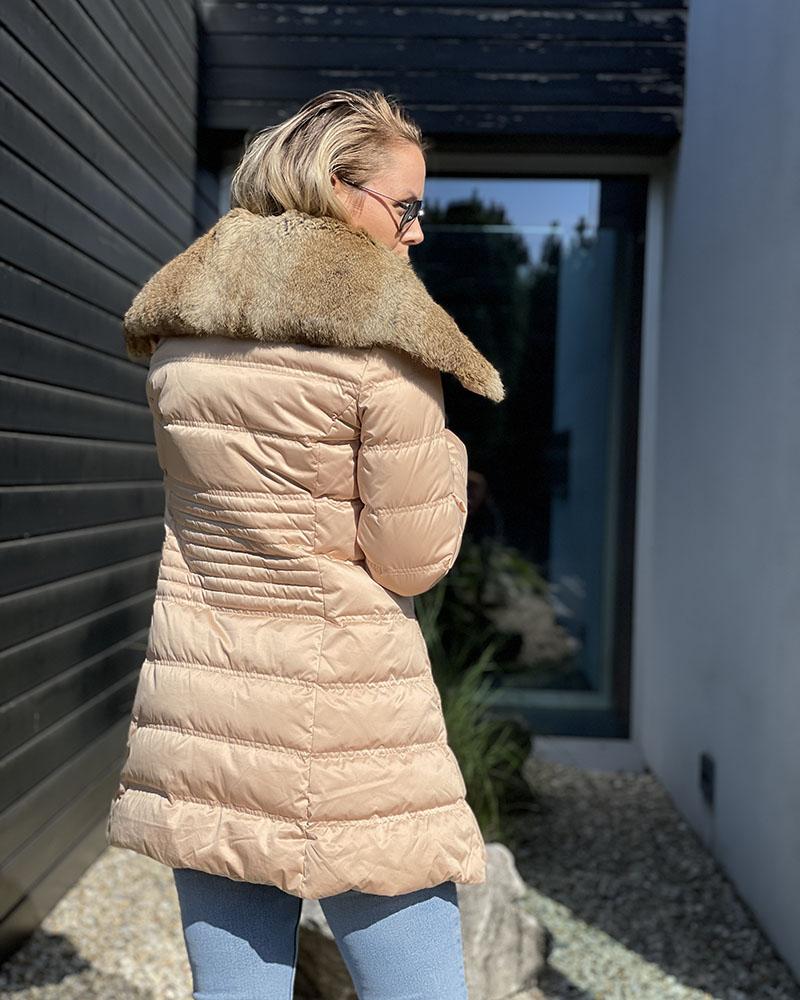 Kabát dámský Emporio Armani zlatý