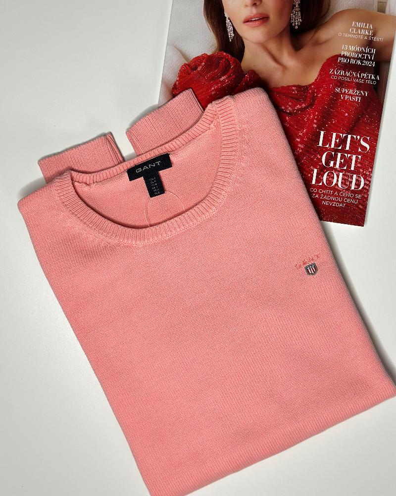 Women's sweater Gant salmon