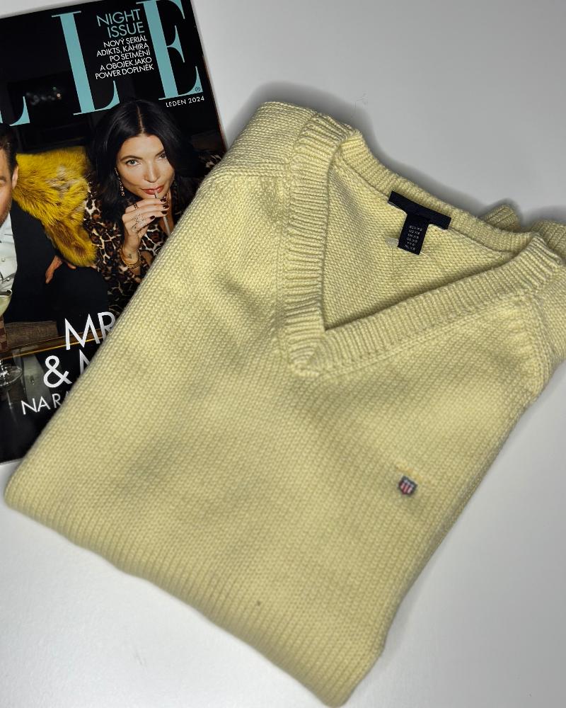 Women's sweater Gant yellow