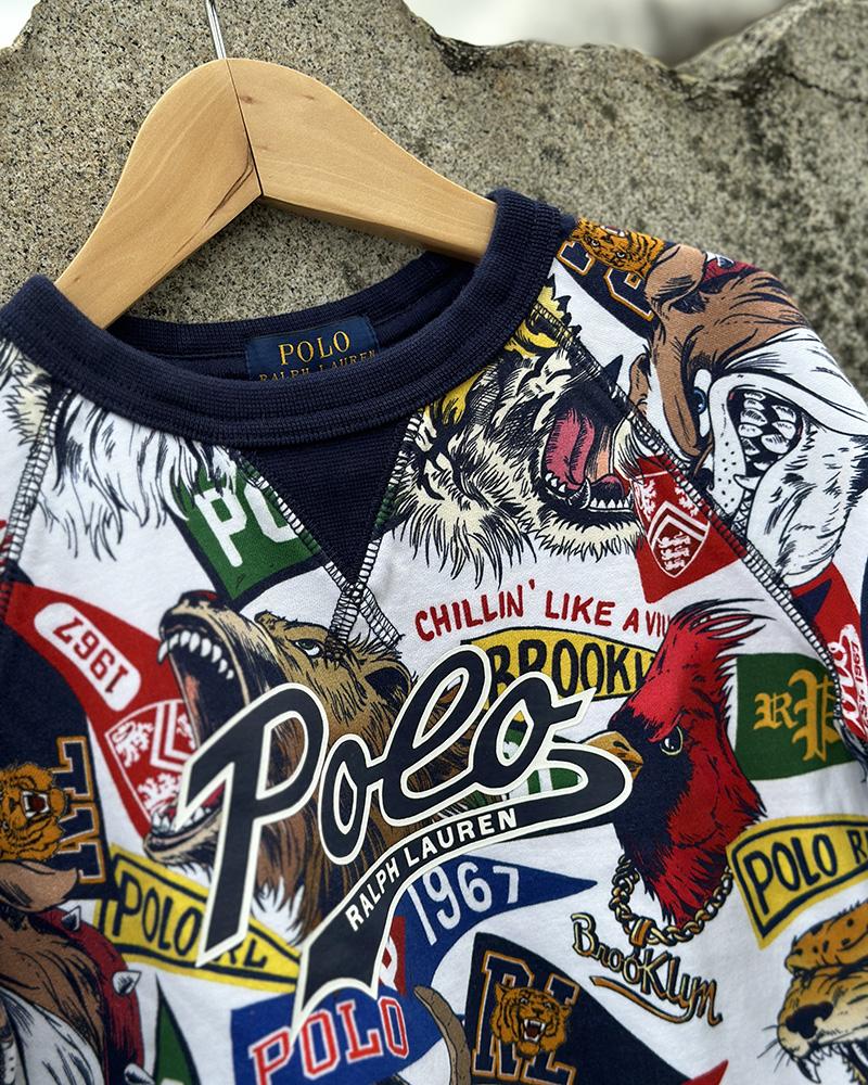 Mikina dětská Ralph Lauren barevná