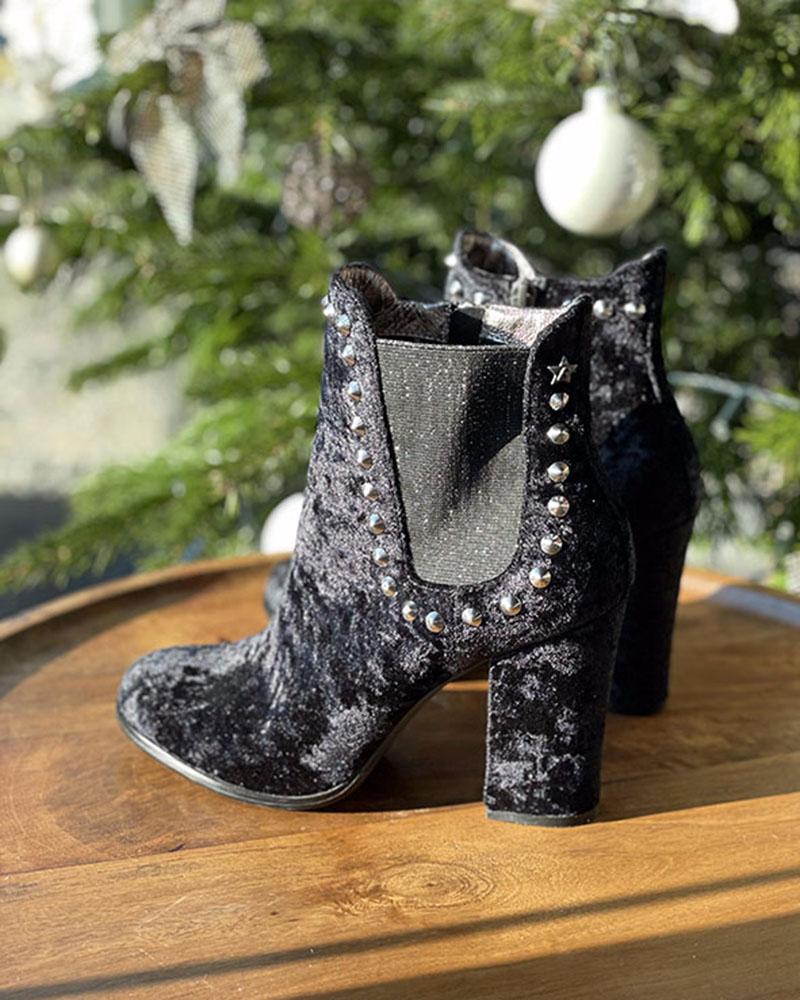 Women's boots Replay black suede