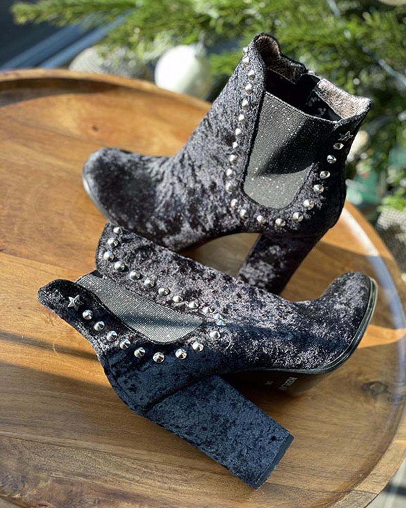 Women's boots Replay black suede