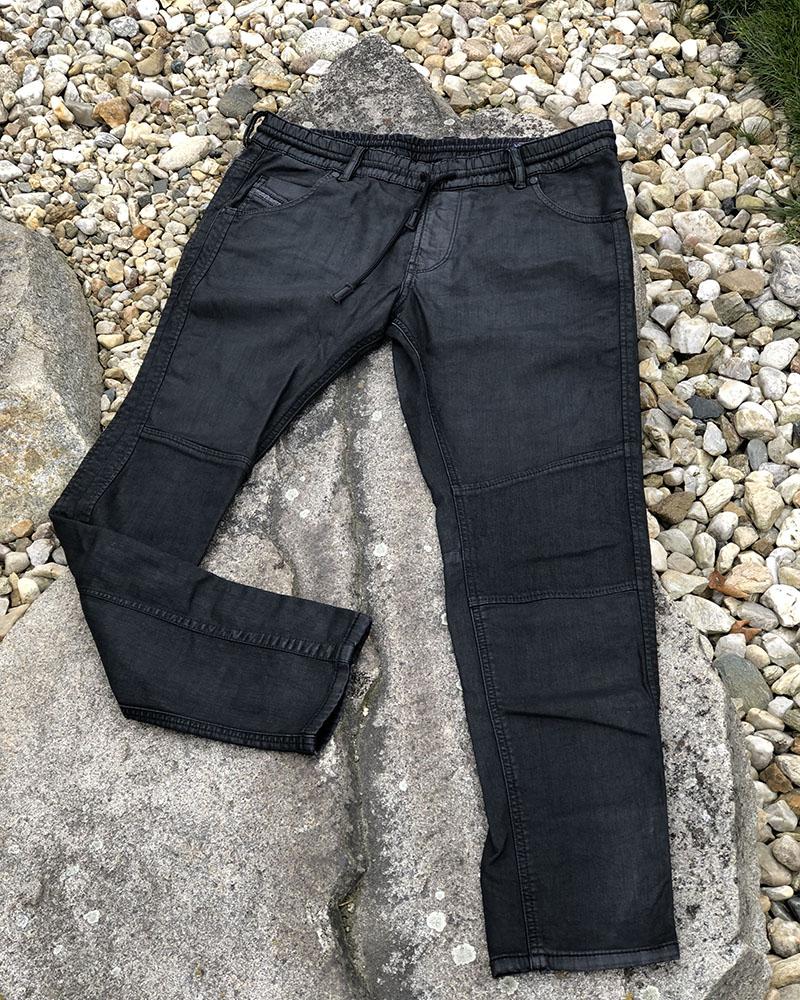 Diesel women's jeans black rubberized