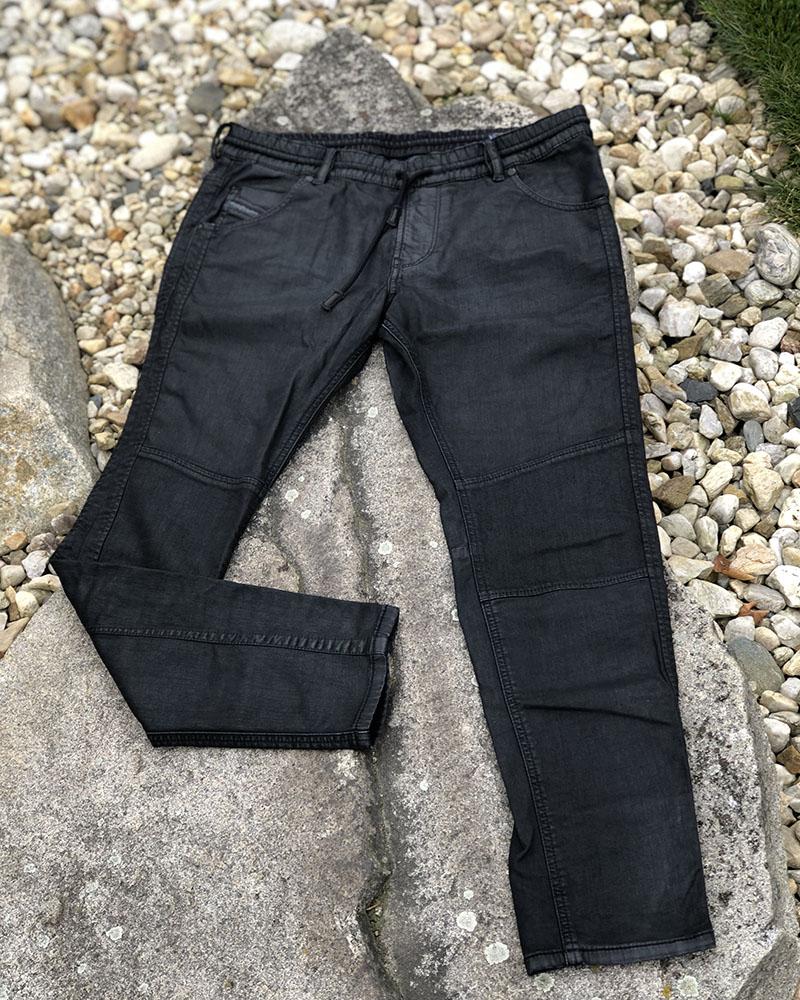 Diesel women's jeans black rubberized