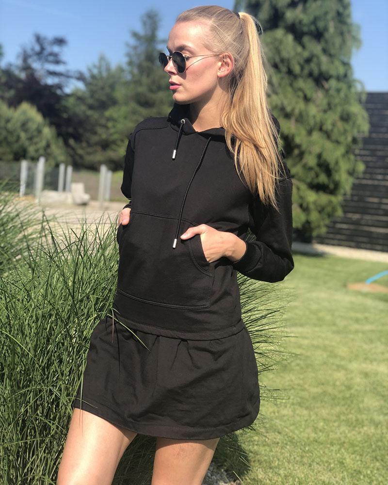 Women's dress Diesel Black Gold sweatshirt black