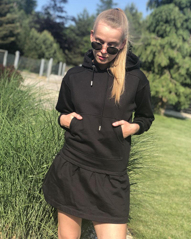 Women's dress Diesel Black Gold sweatshirt black