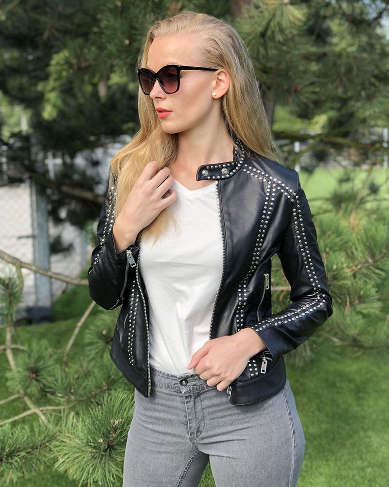 Diesel women's jacket black with applications