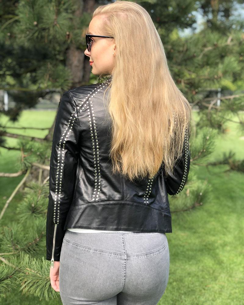 Diesel women's jacket black with applications
