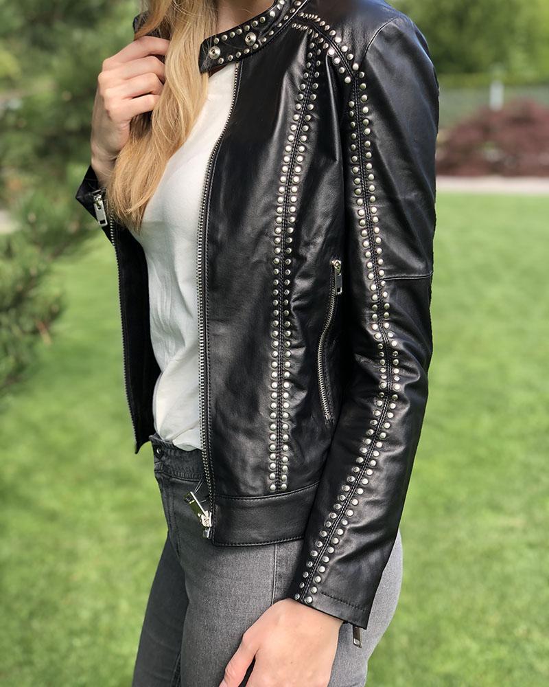 Diesel women's jacket black with applications