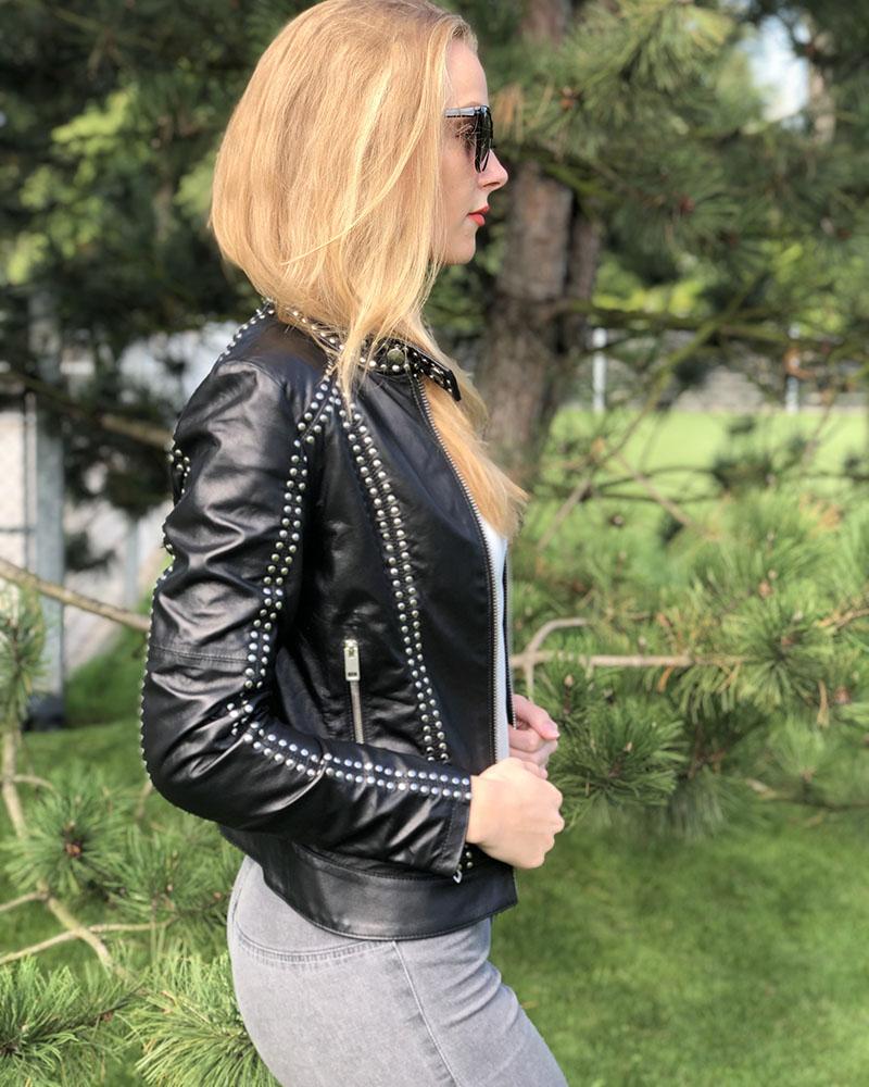 Diesel women's jacket black with applications