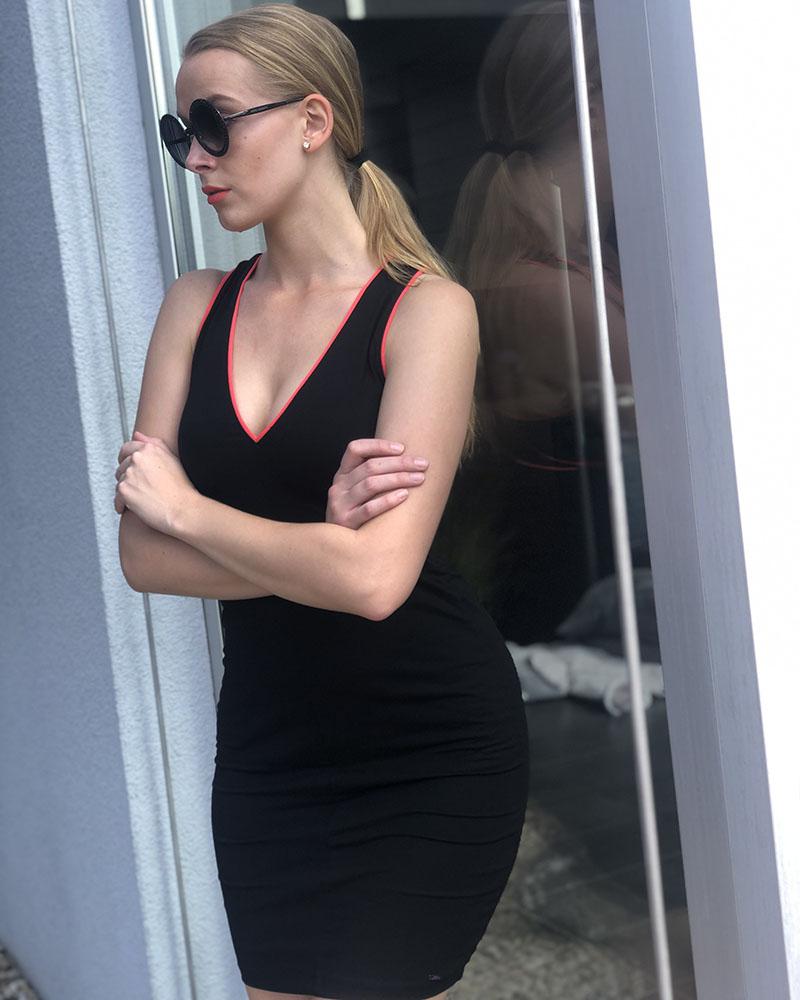 Women's dress Armani Exchange black