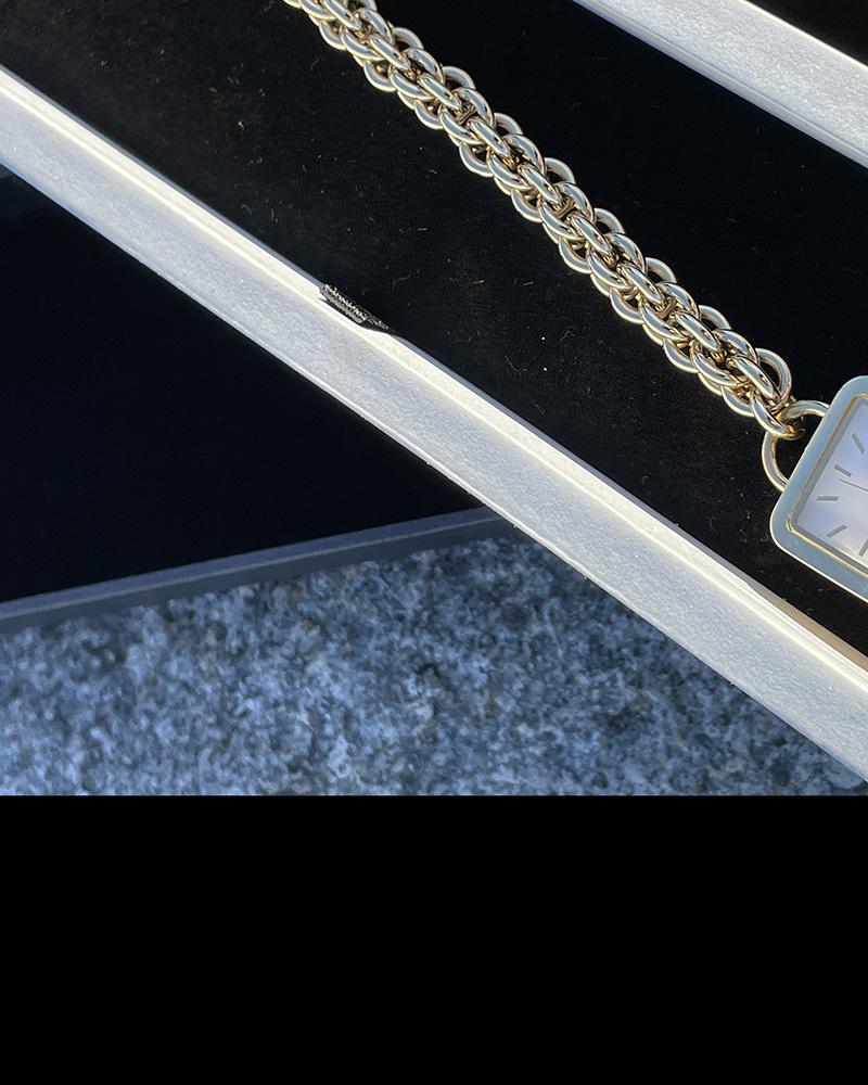 Women's watch Mexx golden on a chain